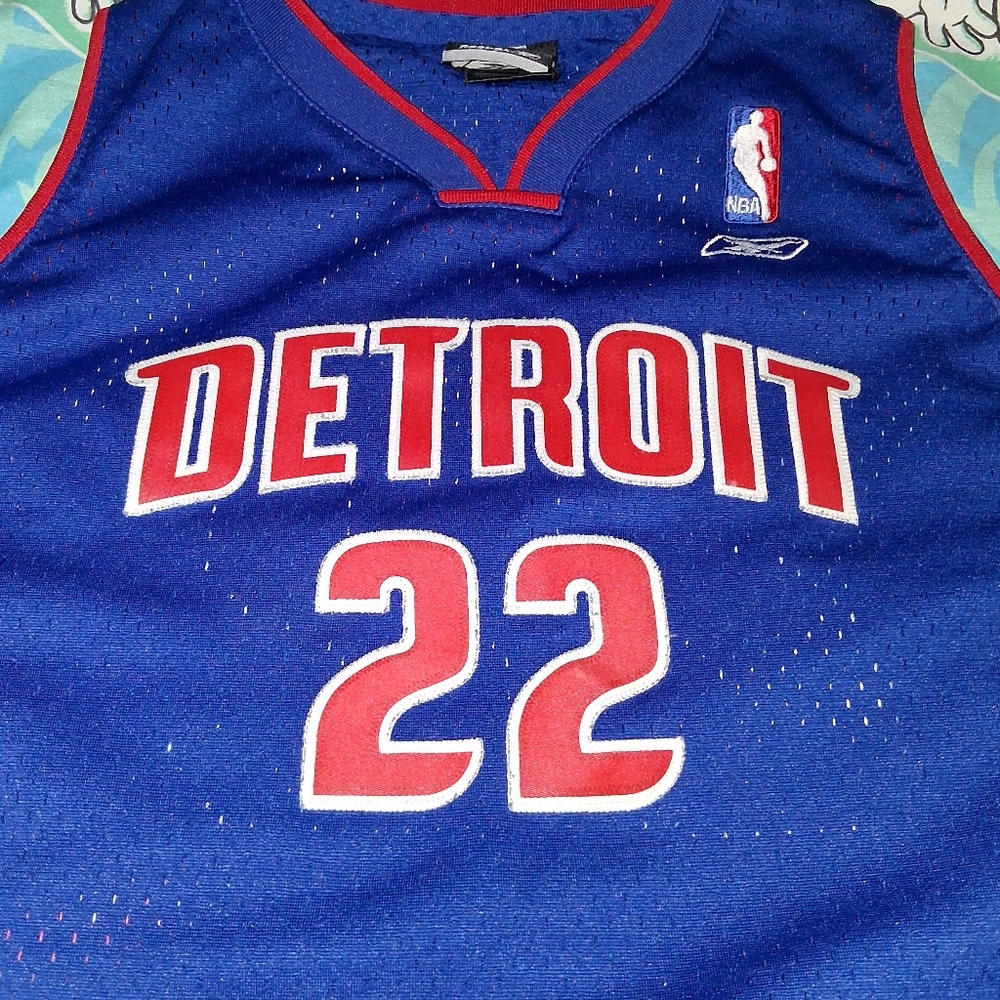 2007 Adidas Swingman Tayshaun Prince Detroit Pistons Vintage Basketball Jersey - Picture 3 of 6